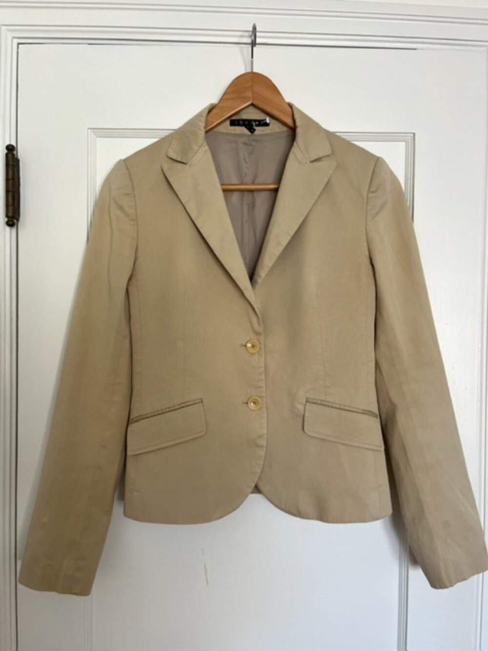 Theory Stretch Cotton Blazer | Size 6